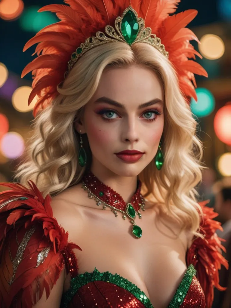 Марго Робби в стиле злодеев Disney