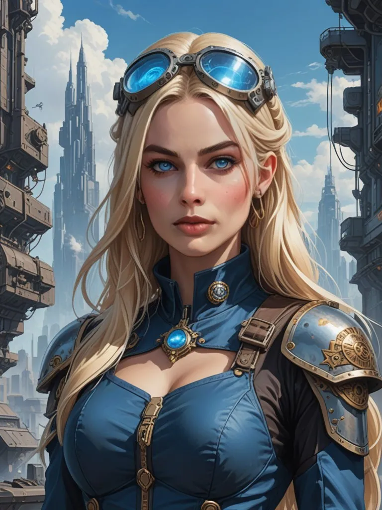 Марго Робби в стиле Arcane
